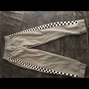 Checkerboard Sweatpants/ Joggers